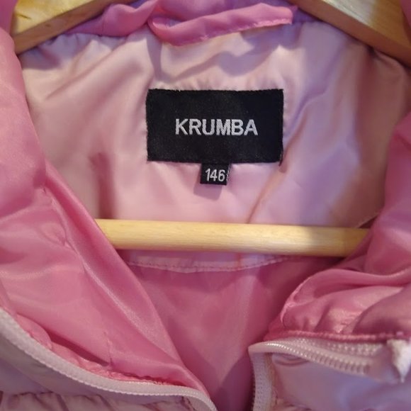 Krumba Dip Dye Youth Puffer Coat size 10/11 - Picture 2 of 5